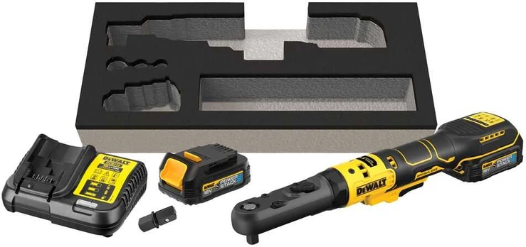 DEWALT terkšlė 18V 1/2" 3/8" DCF510E2G 2x1,7Ah