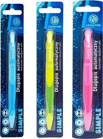 Astrapen Simple automatinis rašiklis, žalias, 1.0 mm