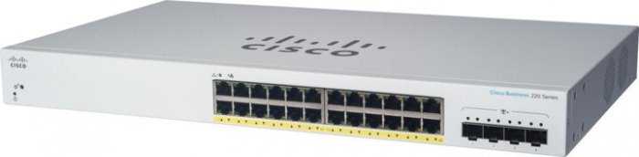 Šakotuvas Switch Cisco CBS220-24FP-4G-EU-RF