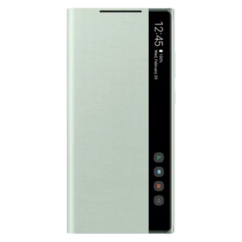 Samsung Galaxy Note20 Clear View dėklas Green