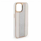 „iLike iPhone 15 Pro“ deimantai ir odinis dėklas, Apple baltas