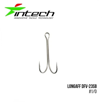 Kabliukai dvišakiai Intech Longaff DFV-23SB Nr.1/0