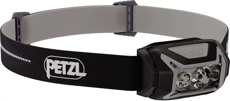 Petzl ACTIK® CORE Juodas otsalamppu