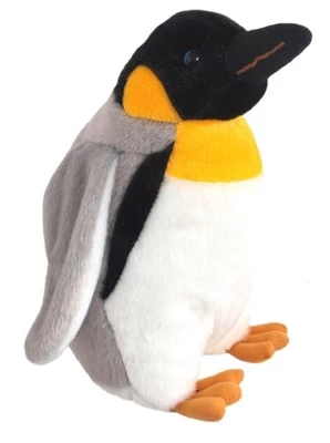 Pliušinis žaislas Beppe Emperor Penguin, baltas/juodas/pilkas, 25 cm