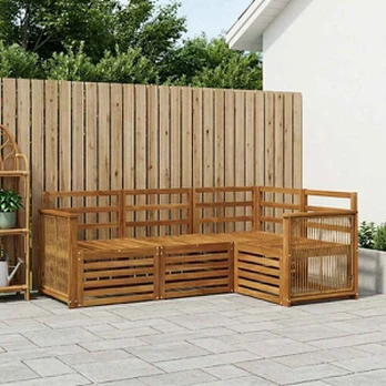 Lauko sofos komplektas 4 vnt. Poliesteris