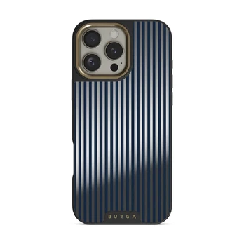 Fine Line - iPhone 16 Pro Case, Elite Mirror Dark (MagSafe) / Gold