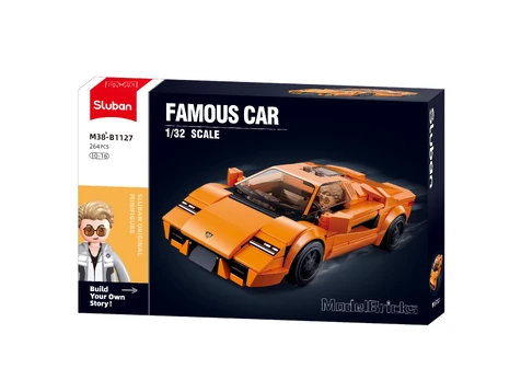 Sluban Model Bricks M38-B1127 Sportinis automobilis 2002m