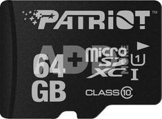 Patriot Karta MicroSDXC 64GB LX Series kaina