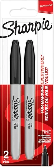 Sharpie nuolatinis žymeklis, juodas, 2 vnt.