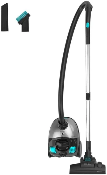 Dulkių siurblys Cecotec Conga Powerbag 2000 Compact Plus tradicinis dulkių siurblys su maišeliu