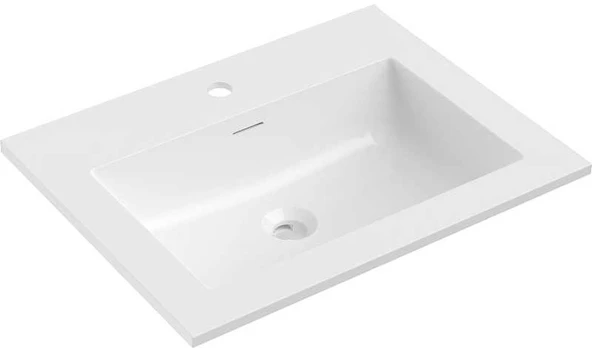 Praustuvas Mexen Otis, 61 x 46,5 cm, Baltas glossy