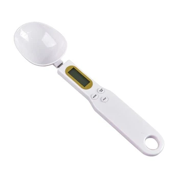 Senor elektroninis matavimo šaukštas su LCD ekranu, baltas