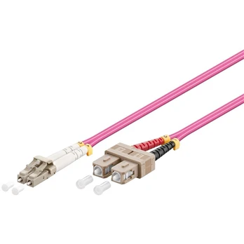 Goobay Kabelis światłowodowy, Multimode (OM4) Violett - Długość kabla 1 m