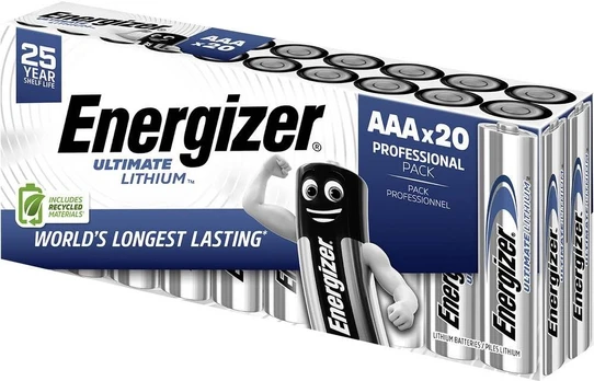 Energizer Ultimate Lithium L92 Micro AAA Batterie 20er Box