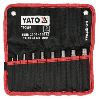 YATO PRZEBIJAKI SKÓRY 9 elem.3590