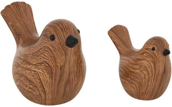 Ceramic decorative birds, 2 pcs.
