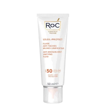 Roc, Soleil Protect, Protection, Sunscreen Fluid, For Face, 50+, 50 ml
