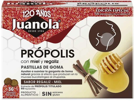 Juanola PROPOLIS LICORICE HONEY gummies 36 u