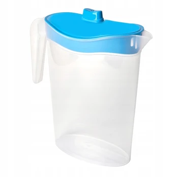 Plastikinis ąsotis gėrimams Hega su dangteliu, 1,5 l
