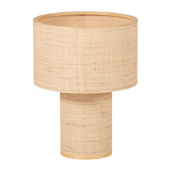 SYRO TABLE LAMP RAFFIA NATURAL 55XO42 CM
