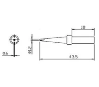 Antgalis 1.2mm SL10-20-30 litavimo stotelėms, Solomon