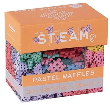Construction blocks Waffle Blocks mini pastel 300 pieces