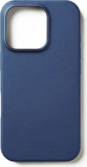 Mujjo Leather Case for iPhone 16 Pro - Blue