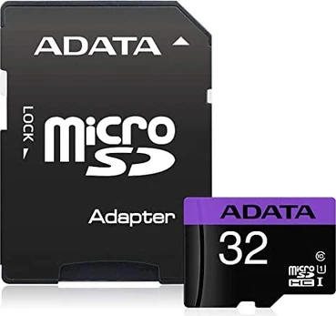 Adata MEMORY MICRO SDHC 32GB W/ADAP./AUSDH32GUICL10-RA1 ADATA
