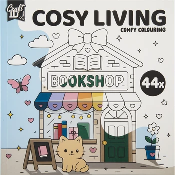 Craft Id - Colouring Book Cute & Comfy - Cosy Living
