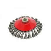 Šepetys plieninis pintas M14 125mm kaina