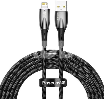Baseus Glimmer Series cable USB-A - Lightning 480Mb/s 2.4A 2m black