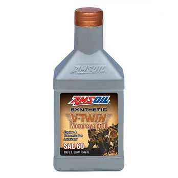 Amsoil Synthetic V-Twin SAE 60 Motorcycle Oil 0.946ml (MCSQT)