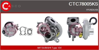 Kompresorius, įkrovimo sistema CASCO CTC78005KS