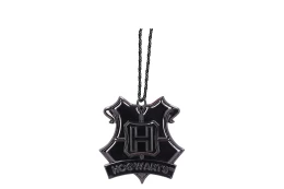 Harry Potter Hogwarts Crest (Silver) Hanging Ornament 6cm kaina