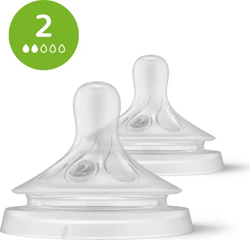 Philips Avent - Natural Response Nipple 2 pieces Slow Flow
