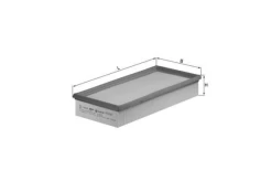 Oro filtras MAHLE LX572 kaina