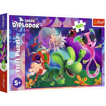 TREFL Diplodocus Dėlionė, 100 det.