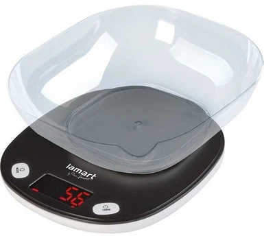 LAMART KITCHEN SCALES WITH BOWL LT7069