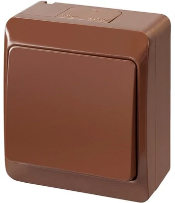 Perjungiklis Elektro-Plast Hermes 0331-06, rudos sp.