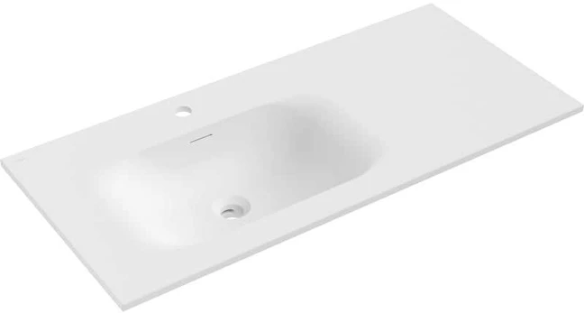Praustuvas Mexen Vela, Left, 101 x 46,5 cm, Baltas matt