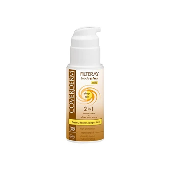 COVERDERM Pienelis greitesniam įdegiui SPF30, 100 ml