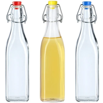 Buteliai su kamščiu, 500 ml., 3 vnt.