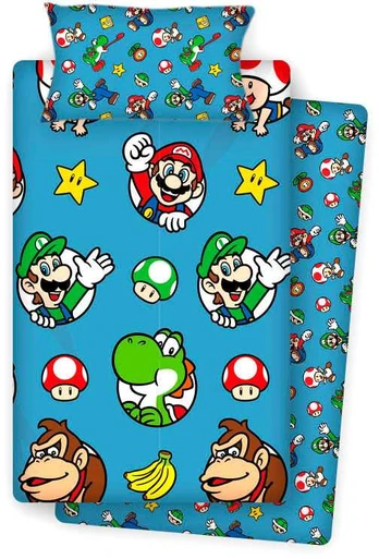 Nintendo Super Mario Bros sheets set bed 90cm