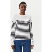 Tommy Jeans Megztinis Varsity DW0DW20251 Écru Regular Fit