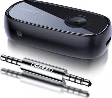Ugreen Wireless Bluetooth audio adapter AUX aptX mini jack reciver black (70304)