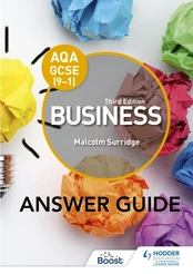 AQA GCSE (9-1) Business Third Edition Answer Guide kaina