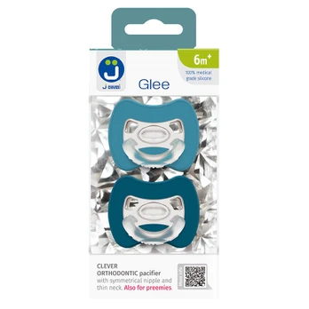 Čiulptukai JBimbi Glee 6m+ Marine-Blue 2 vnt.