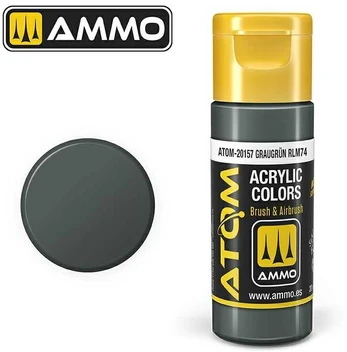 AMMO by MIG Jimenez AMMO MIG - ATOM Akriliniai dažai Graugrün RLM74, 20ml, 20157