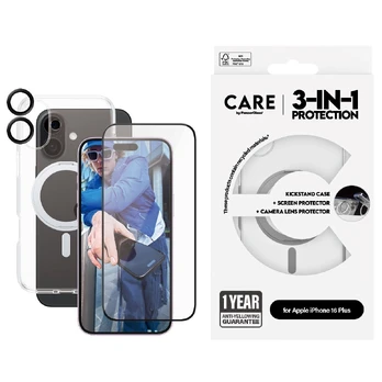 CARE by PanzerGlass - Feature 3-in-1 Ceramic Bundle - iPhone 16 Plus