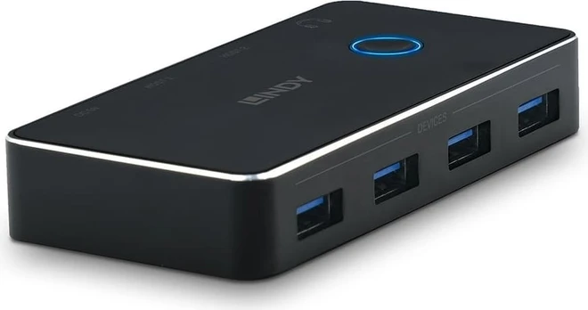 LINDY USB 3.0 Sharing Switch 2:4
